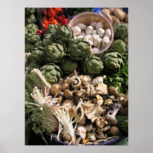 Gemischtes Gemüse Poster (Vorne)
