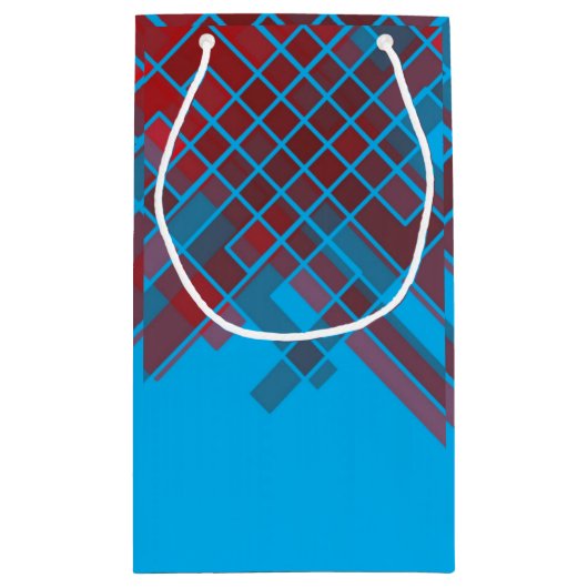 Gemischtes heißes Muster Kleine Geschenktüte (Rückseite)