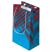 Gemischtes heißes Muster Kleine Geschenktüte (Rückseite Schrägansicht)