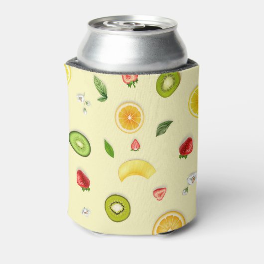 Gemischtes Obst 2 Dosenkühler (Kanne Rückseite)