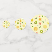 Gemischtes Obst 2 Konfetti (Vorderseiten)