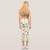 Gemischtes Obst 4 Capri Leggings (Rückseite)