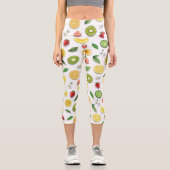 Gemischtes Obst 4 Capri Leggings (Vorderseite)