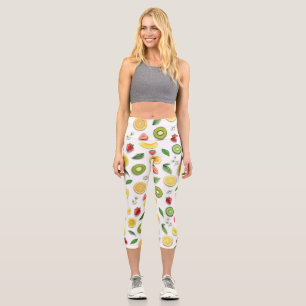 Gemischtes Obst 4 Capri Leggings