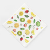 Gemischtes Obst 4 Serviette (Ecke)