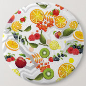 Gemischtes Obst 5 Button (Vorderseite)