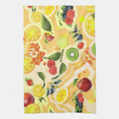 Gemischtes Obst 6 Geschirrtuch (Vertikal)