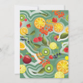 Gemischtes Obst 7 Dankeskarte (Vorderseite)