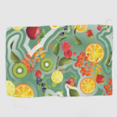 Gemischtes Obst 7 Golfhandtuch (Horizontal)