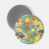 Gemischtes Obst 7 Magnet (Vorderseite/Rückseite)
