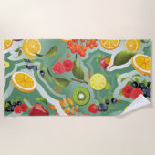 Gemischtes Obst 7 Strandtuch (Vorderseite)