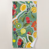 Gemischtes Obst 7 Strandtuch (Vorderseite)
