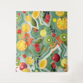 Gemischtes Obst 7 Wandteppich (Vorderseite)