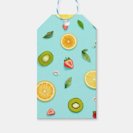 Gemischtes Obst Geschenkanhänger (Vorderseite)