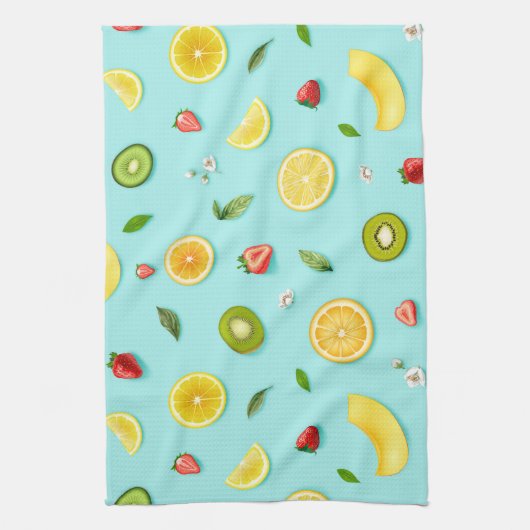 Gemischtes Obst Geschirrtuch (Vertikal)