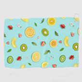 Gemischtes Obst Golfhandtuch (Horizontal)