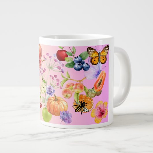 Gemischtes Obst Jumbo-Tasse (Vorderseite Rechts)