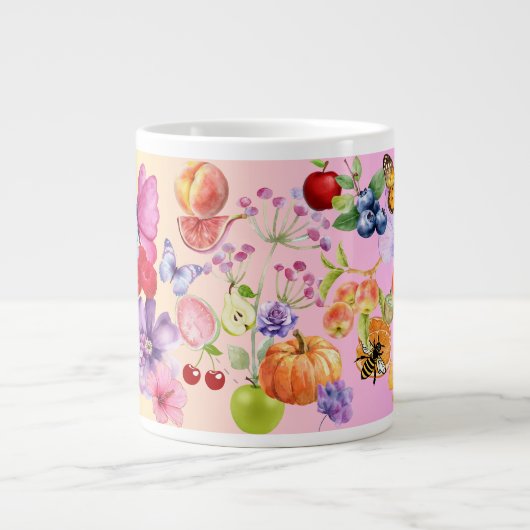 Gemischtes Obst Jumbo-Tasse (Vorderseite)