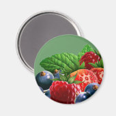 Gemischtes Obst Magnet (Vorderseite/Rückseite)
