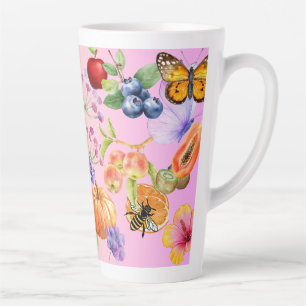 Gemischtes Obst Milchtasse
