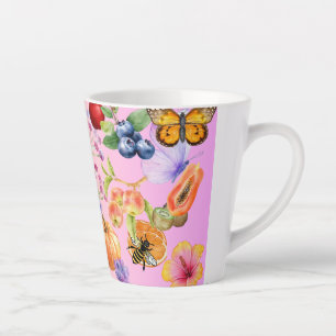 Gemischtes Obst Milchtasse