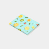 Gemischtes Obst Post-it Klebezettel (angewinkelt)
