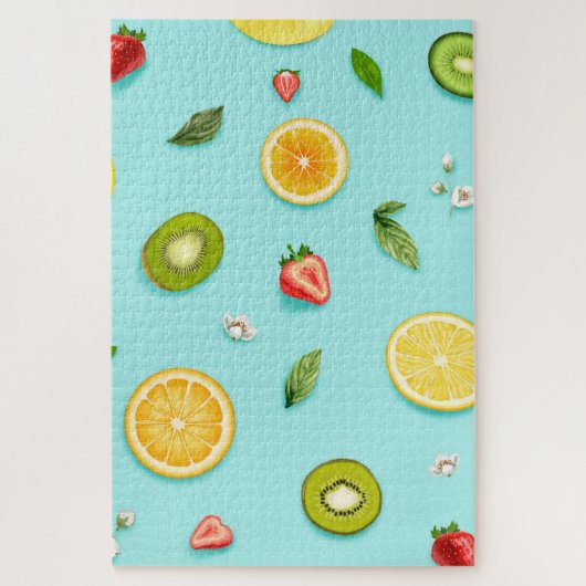 Gemischtes Obst Puzzle (Vertikal)