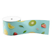 Gemischtes Obst Ripsband (Spule)