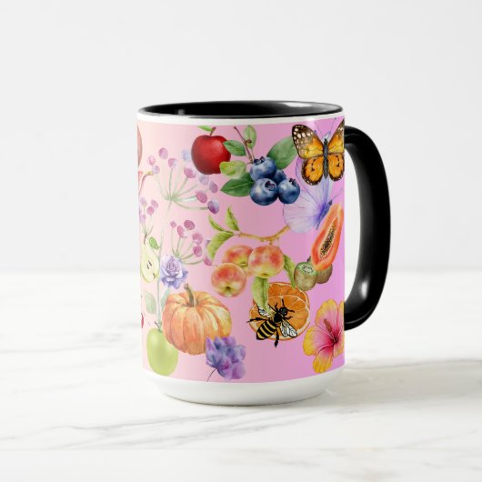 Gemischtes Obst Tasse (VorderseiteRechts)