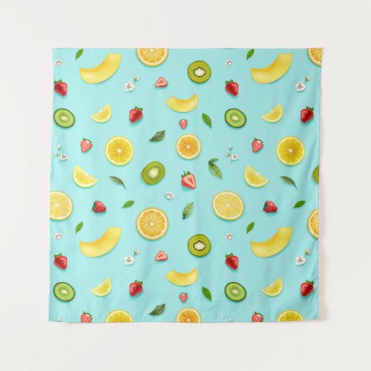 Gemischtes Obst Wandteppich (Vorderseite)