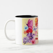 Gemischtes Obst Zweifarbige Tasse (Links)