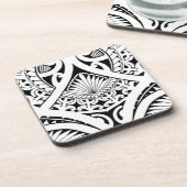 gemischtes polynesisches Maori- Stammes- Getränkeuntersetzer (Linke Seite)