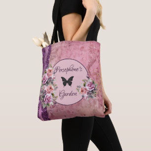 Gemischtes rosa Blumenmuster Tasche