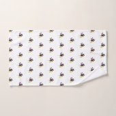 Gemischtes Zickzack Geo Badhandtuch Set (Handtuch)