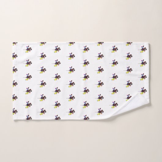 Gemischtes Zickzack Geo Badhandtuch Set (Handtuch)