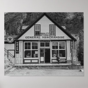 Gemischtwarenhandlung. Ophir, Colorado Sept. 1940 Poster