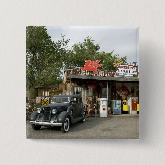 Gemischtwarenladen des Weg-66 u. Tankstelle Button (Vorderseite)