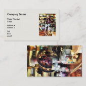 Gemischtwarenladen mit Süßigkeits-Gläsern Visitenkarte (Vorne/Hinten)