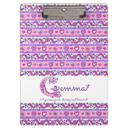 Gemma Name bedeutet Herzbuchstabe G Zwischenablage Klemmbrett