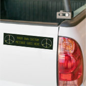 Gemotzter Frieden Autoaufkleber (Auf Lkw)