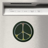 Gemotzter Frieden Magnet (In Situ (Geschirrspüler))