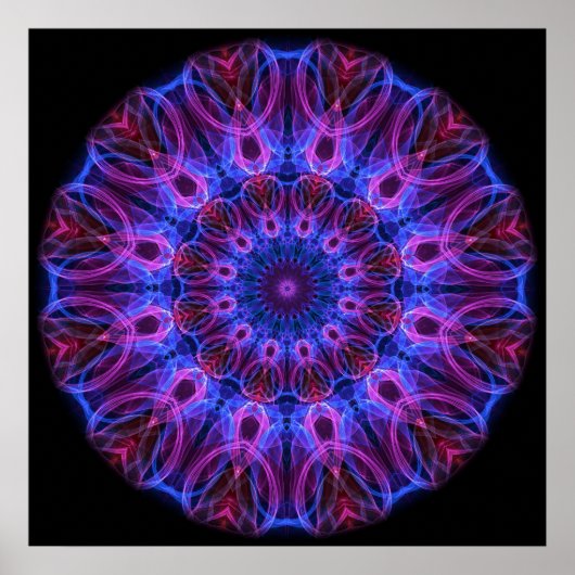 GemRings kaleidoscope Poster (Vorne)