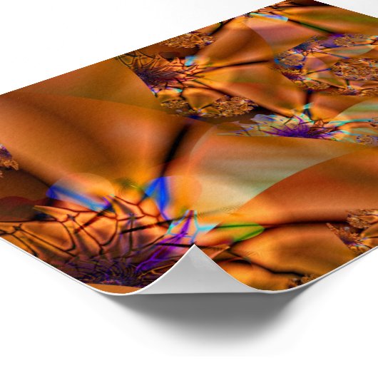 Gems for You Fine Fraktal Art Poster (Ecke)