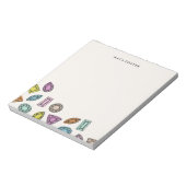 Gems Notepad - Elfenbein Notizblock (Rotiert)