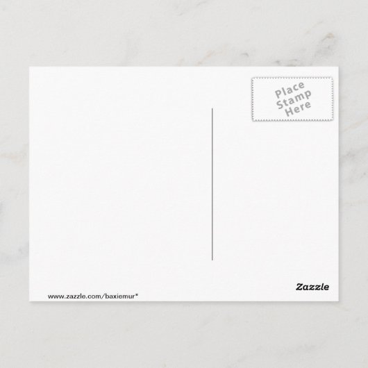 Gems Postkarte (Rückseite)