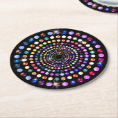 Gems Runder Pappuntersetzer (Angewinkelt)