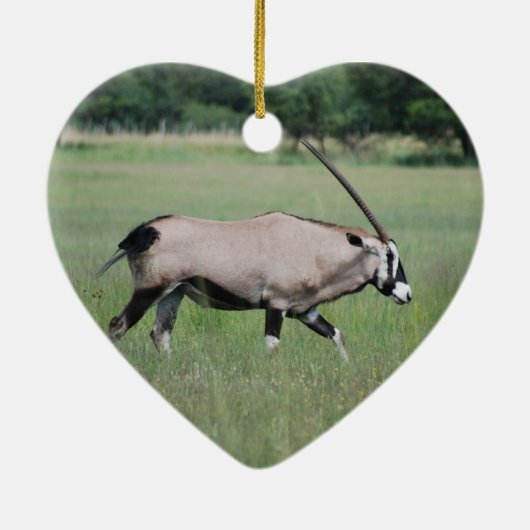 Gemsbok-Antelope Keramikornament (Hinten)