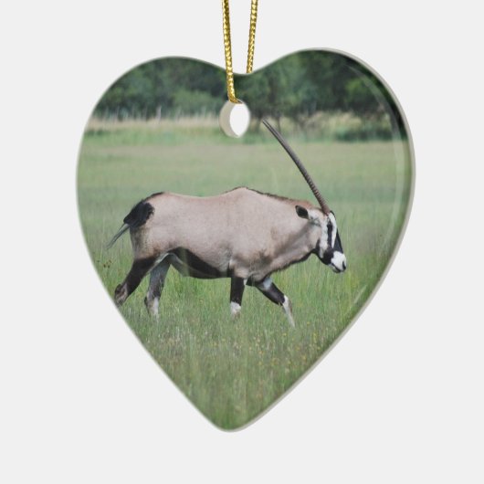 Gemsbok-Antelope Keramikornament (Links)