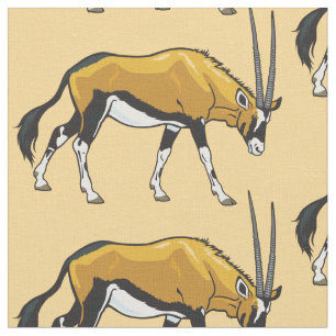 Gemsbok, Gemsbuck oder Südafrikanischer Oryx Stoff