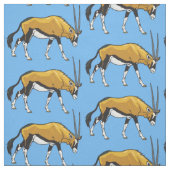 Gemsbok, Gemsbuk oder südafrikanischer Oryx Stoff (Muster)
